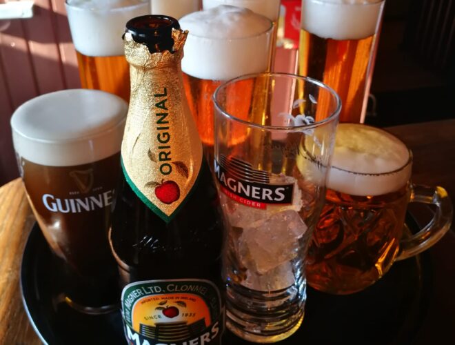 Beer Guinness and Magners